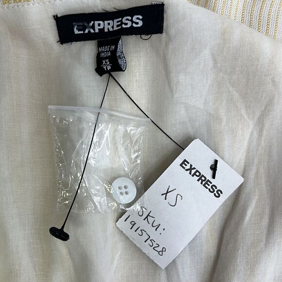 Express Cut Out & Tie Front Mini Dress - Picture 6 of 6